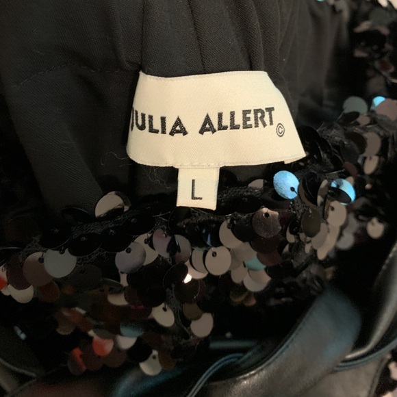 Julia Allert Occasion Black sequins trousers size Large - Picture 9 of 16
